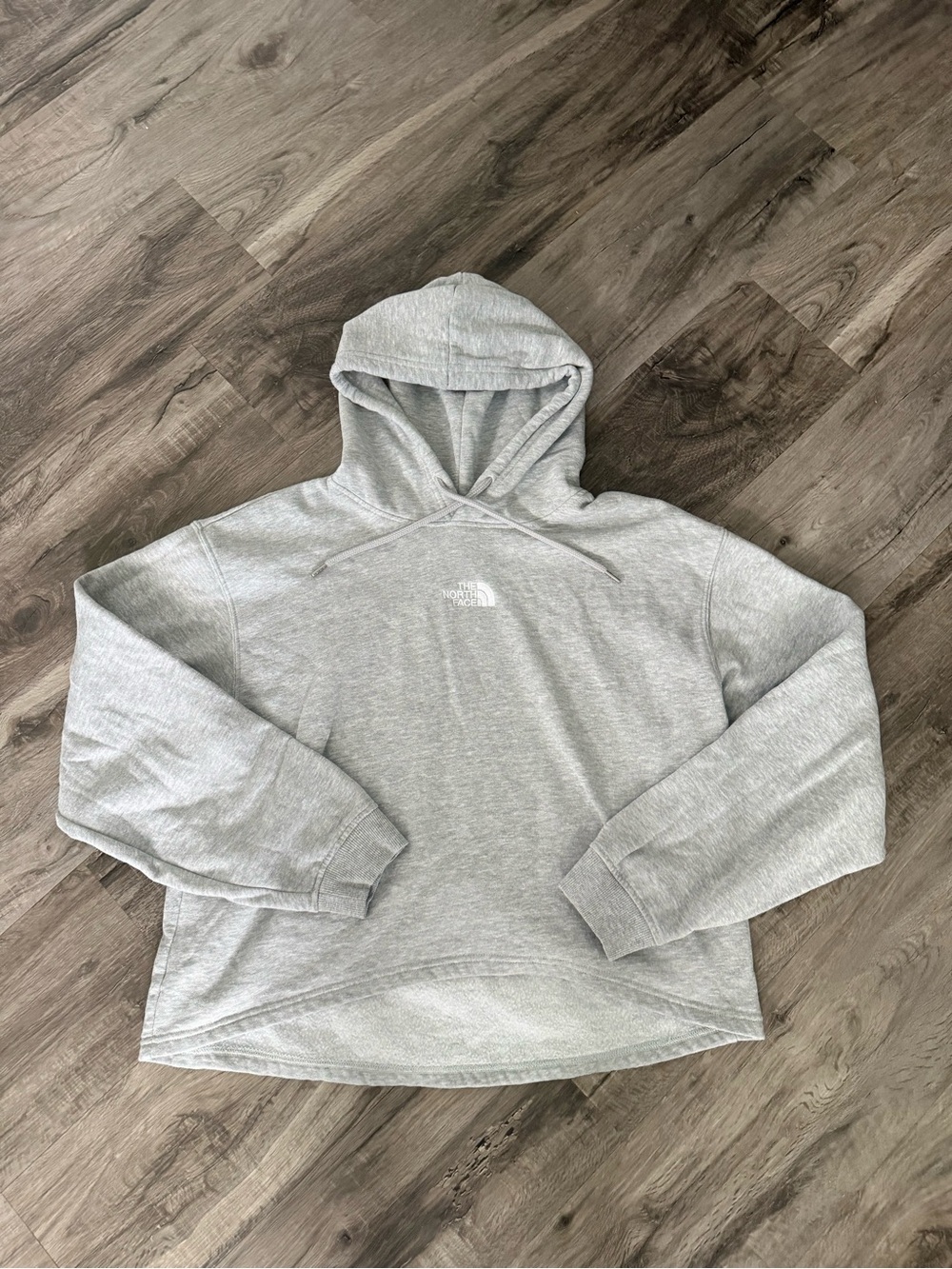 The North Face Light Gray Womens Pullover Hoodie